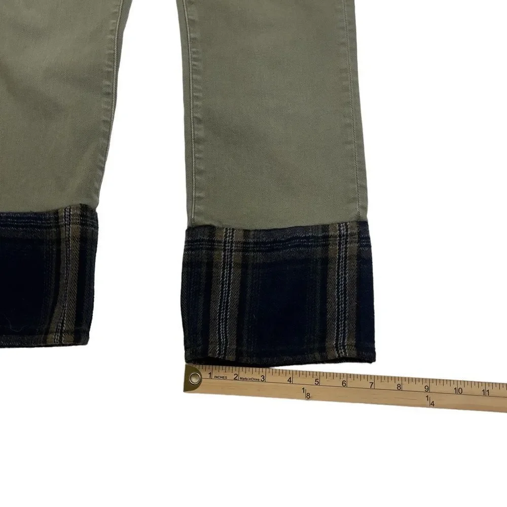 Driftwood Collette Green Cropped Denim Pants Jeans - Picture 14 of 14